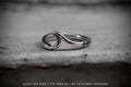 Black sea ring silver
